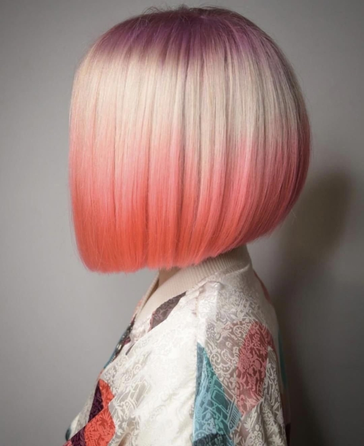 Яркое окрашивание