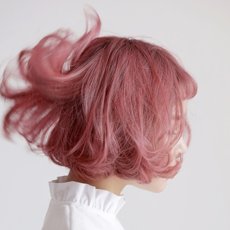 Розовые волосы Эстетика