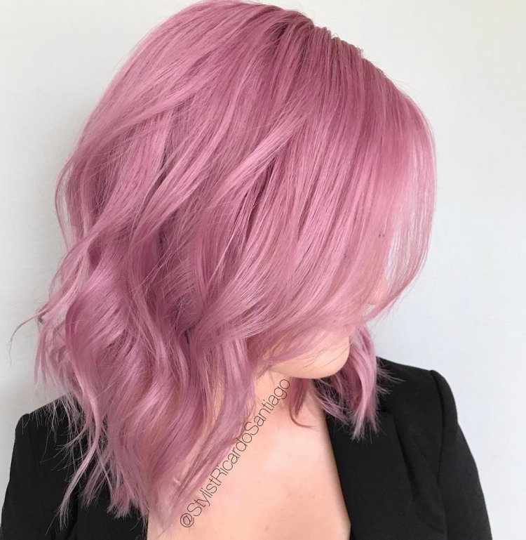 Нежно розовое каре