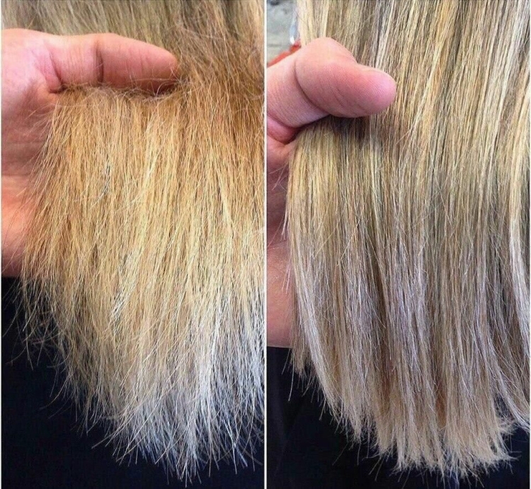 Сеченые концы волос