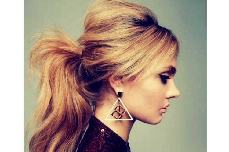 Начёс на средние волосы