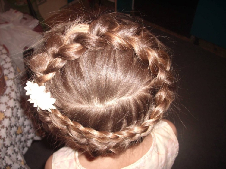 Корзинка из косичек для девочек