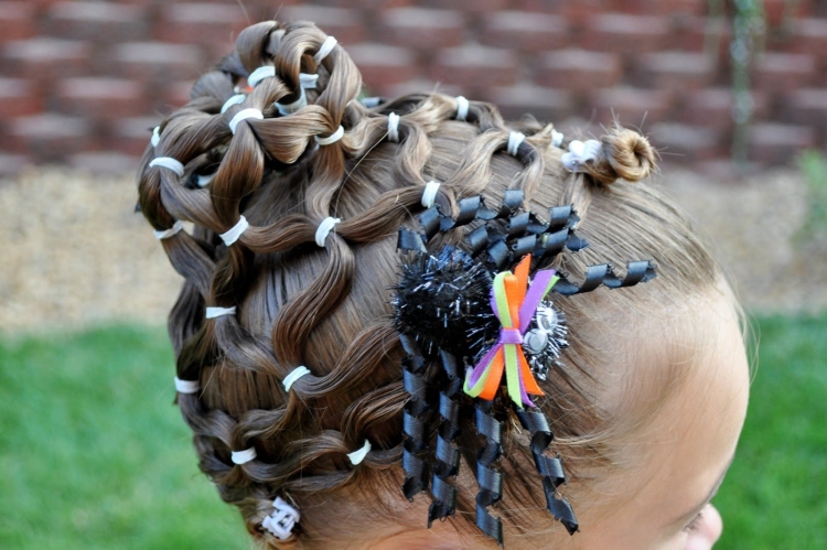 Причёски из резиночек для девочек