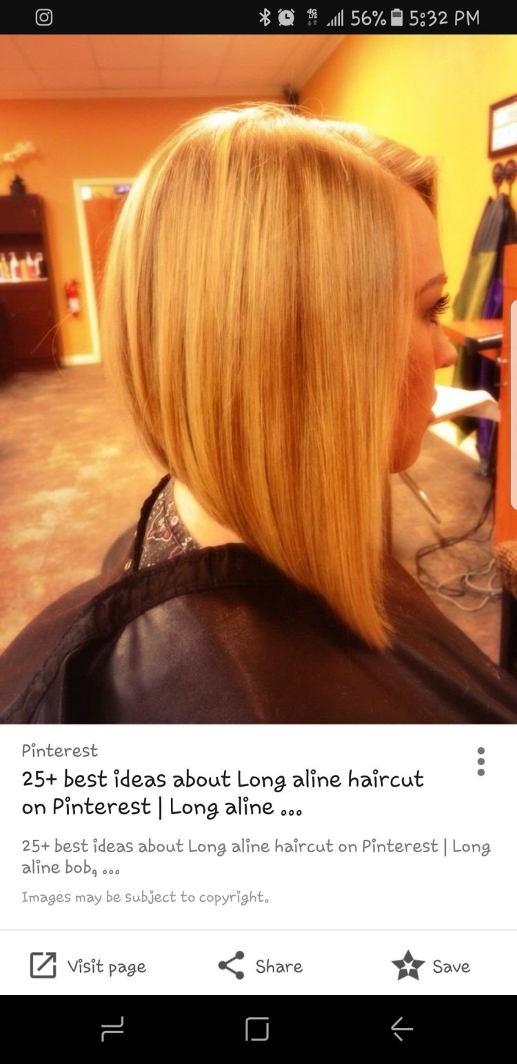 Длинное каре с удлиненными передними прядями