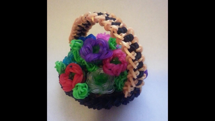 Цветок из резинок