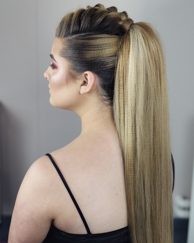 Косы в хвост