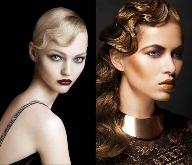 Холодная волна прическа