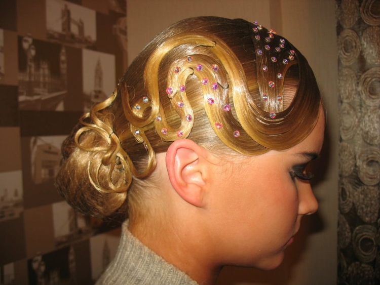 Бальные прически для девочек