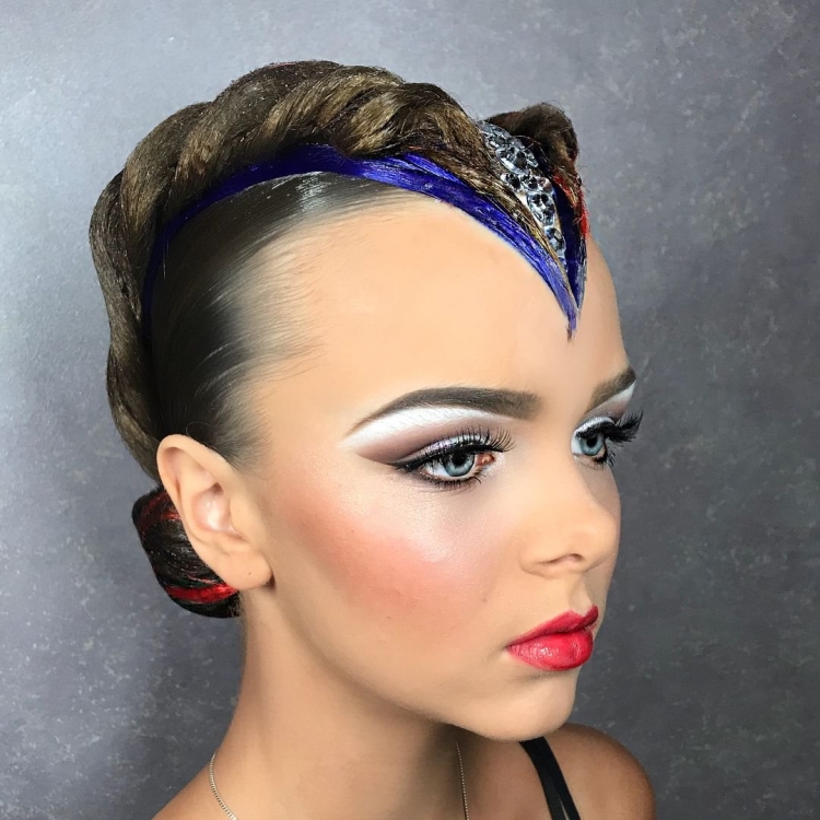 Мейкап для бальных танцев Юниоры 2