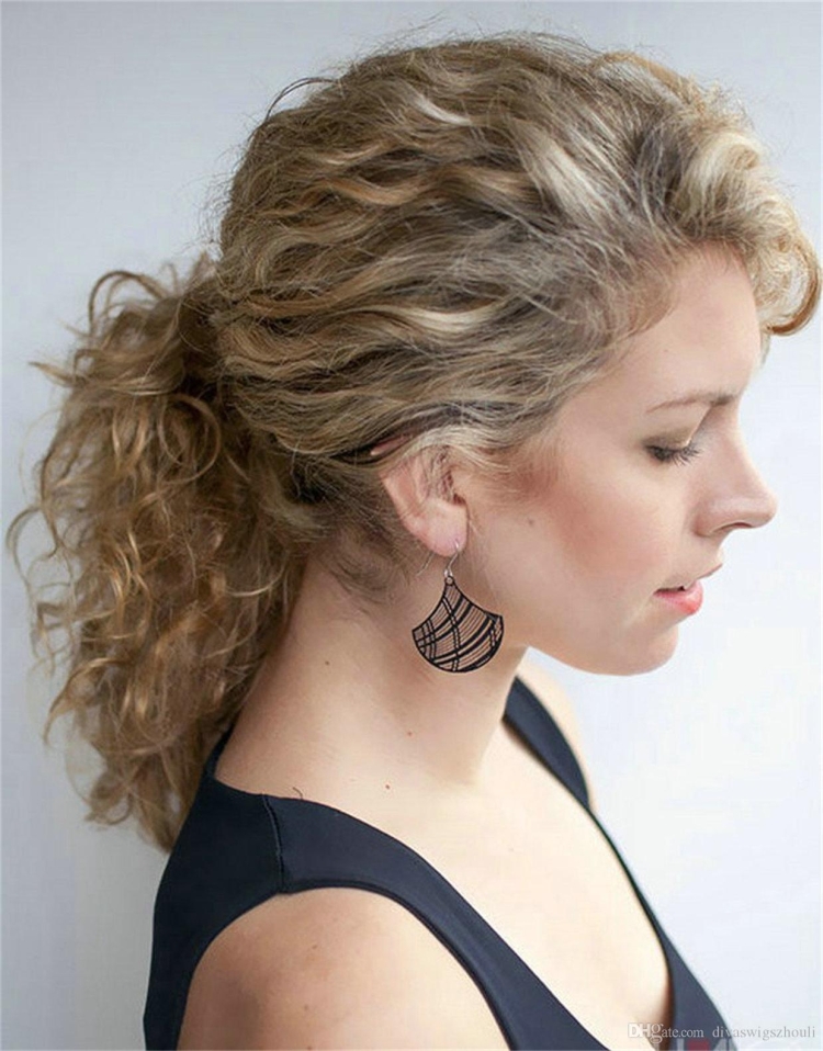 Прическа хвостик