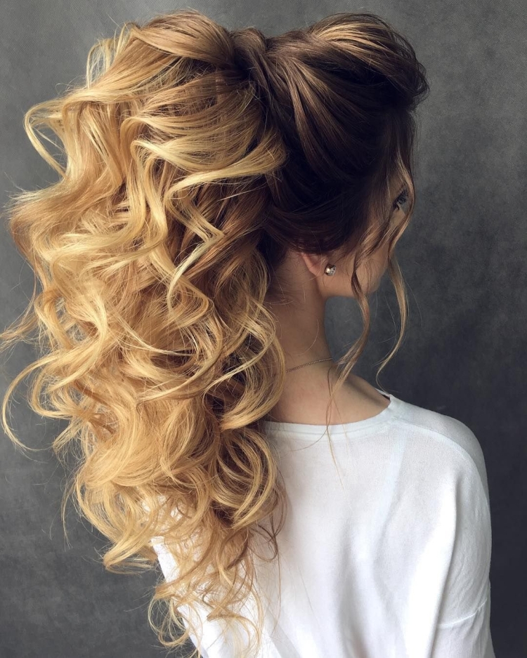 Прическа хвост