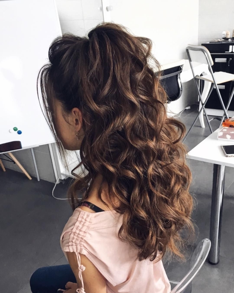 Вечерняя прическа хвост