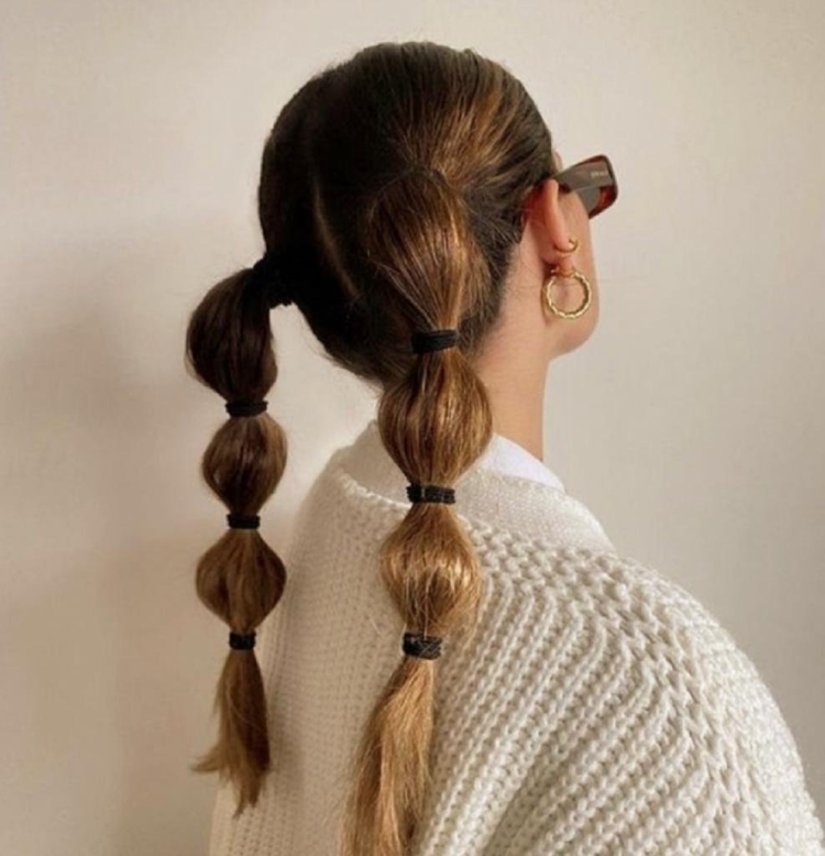 Хвостики с резинками