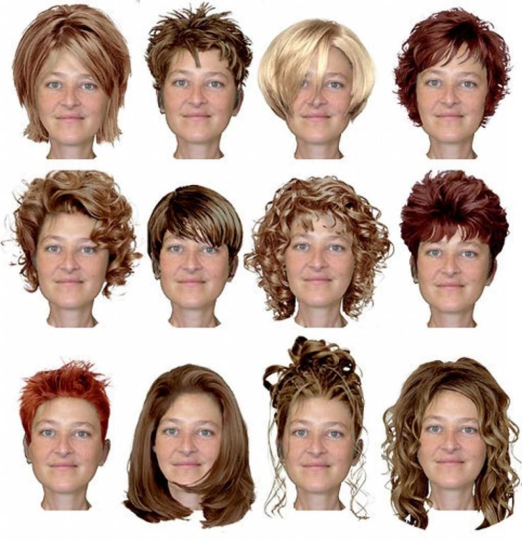 Подобрать прическу