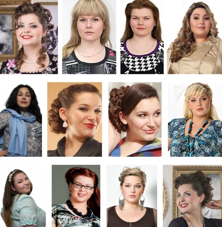 Укладка для полного лица