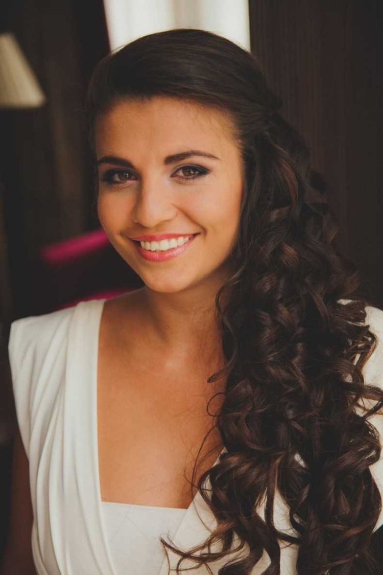 Свадебные прически на один бок