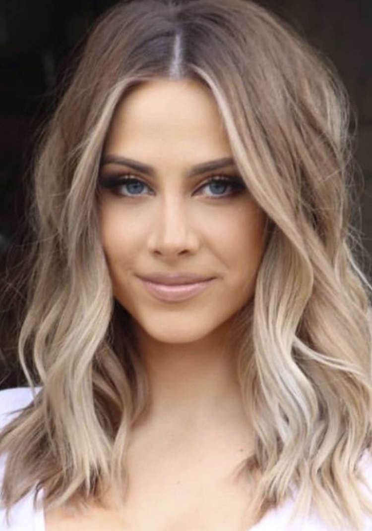 Контуринг окрашивание блонд