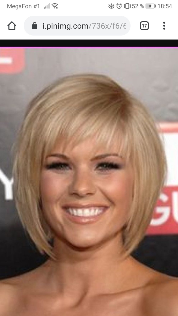 Стрижка Боб каре на тонкие волосы с челкой