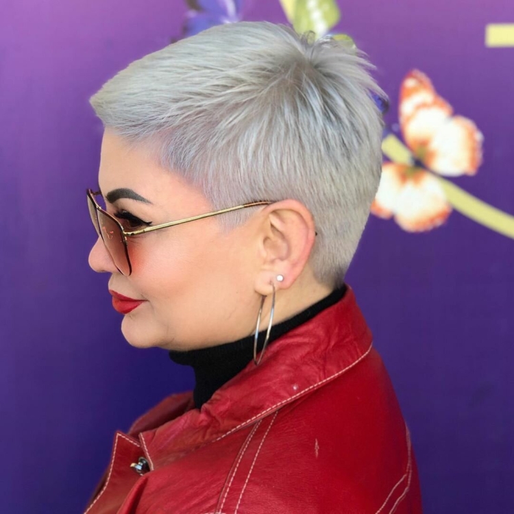 Ультракороткие стрижки для полных женщин