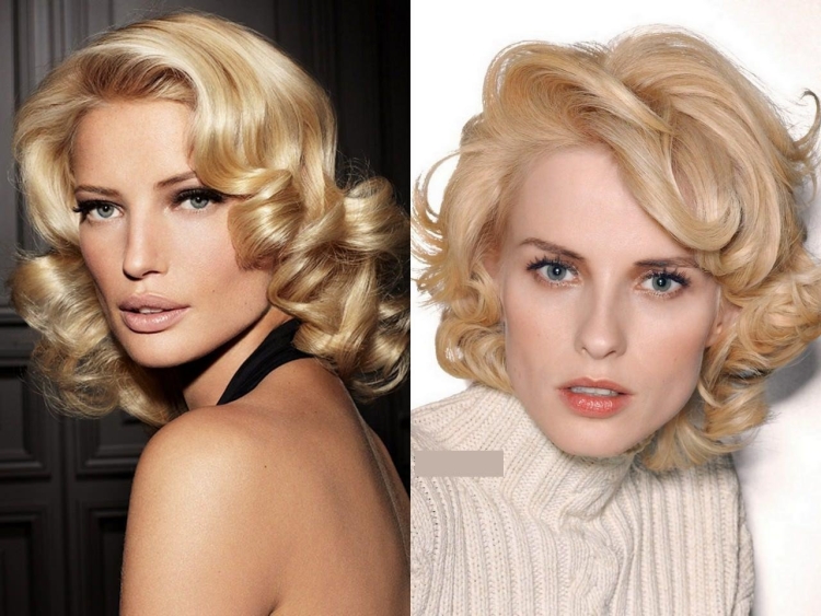 Голливудская волна на каре