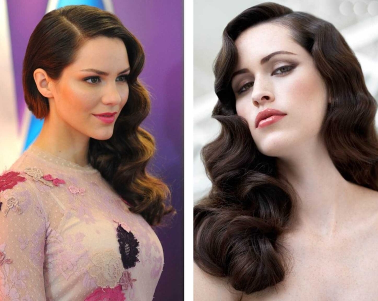 Прическа волны