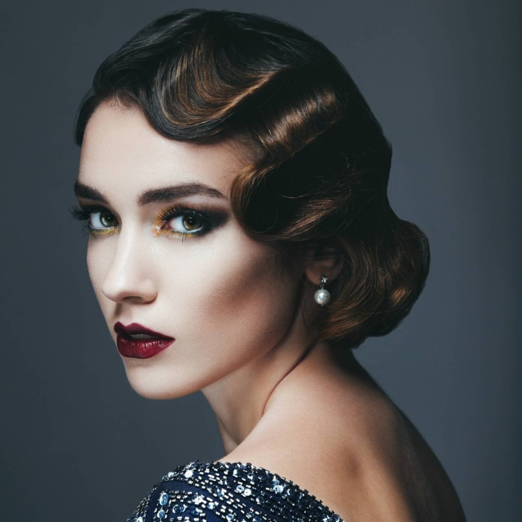 Прически в стиле Гэтсби голливудская волна