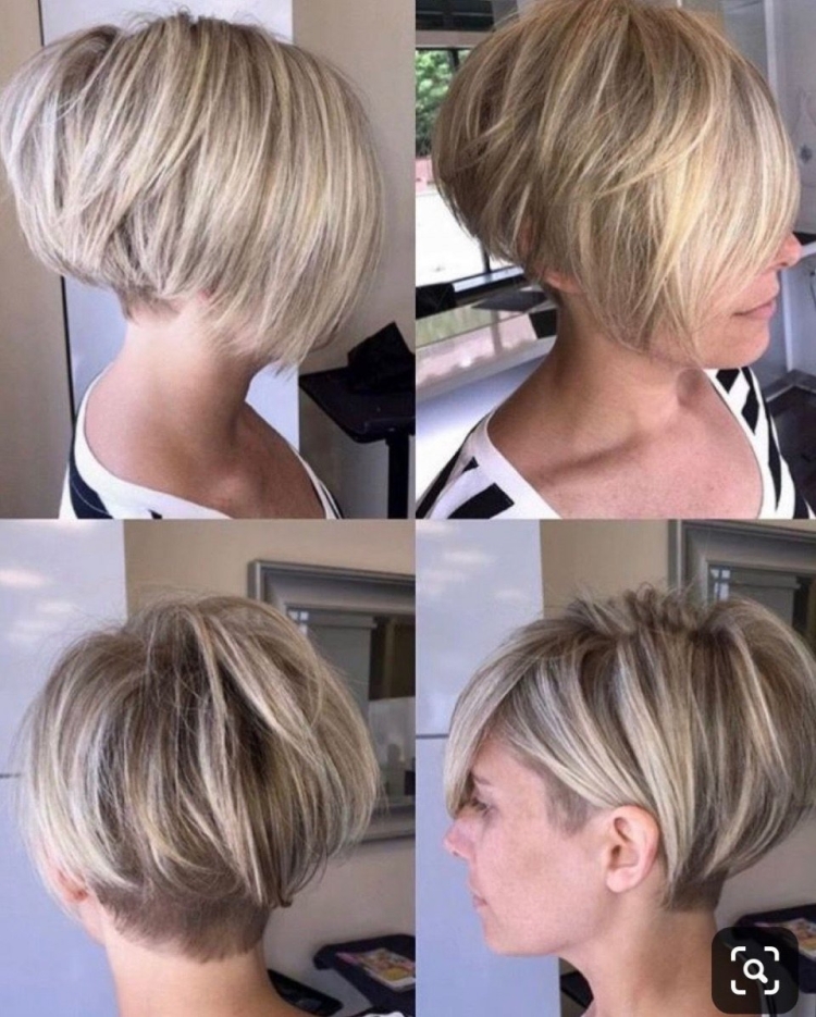 Градуированный Пикси Боб на короткие волосы