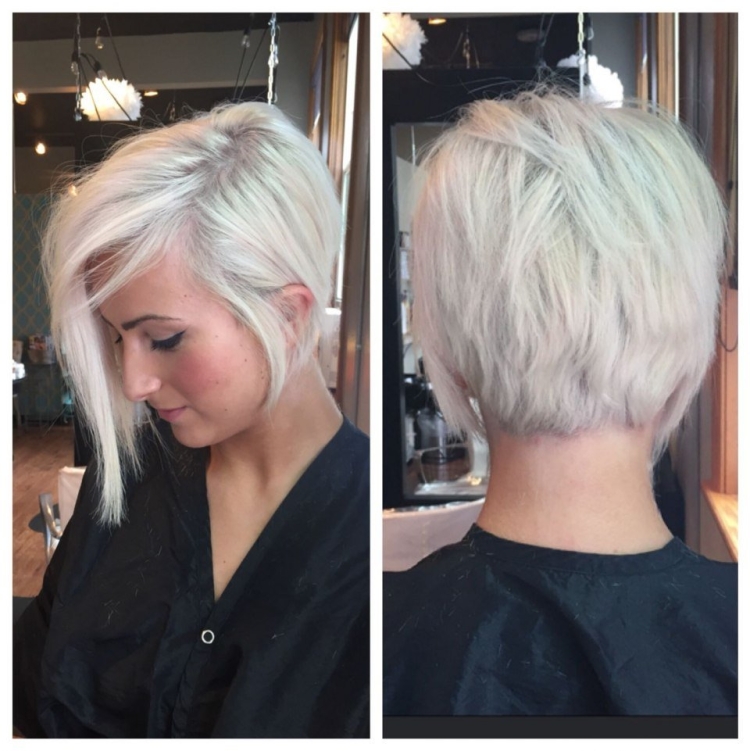 Стрижка Лонг Пикси Боб блонд