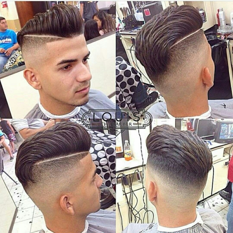 Прически модные с выбритым затылком мужские