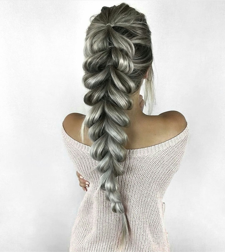 Объемные французские косы с канекалоном