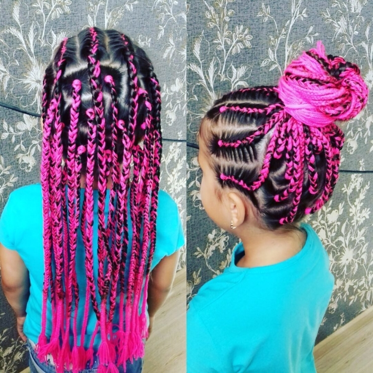 Плетение афрокосы с канекалоном