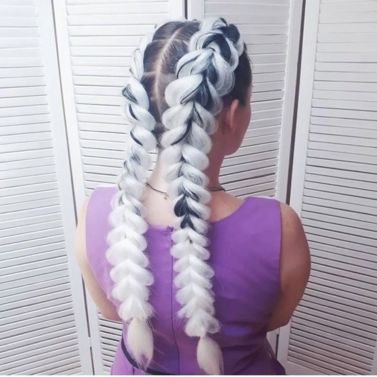 Косы с канекалоном 2022 тренд