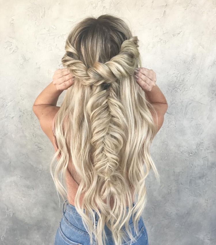 Косы на светлые волосы