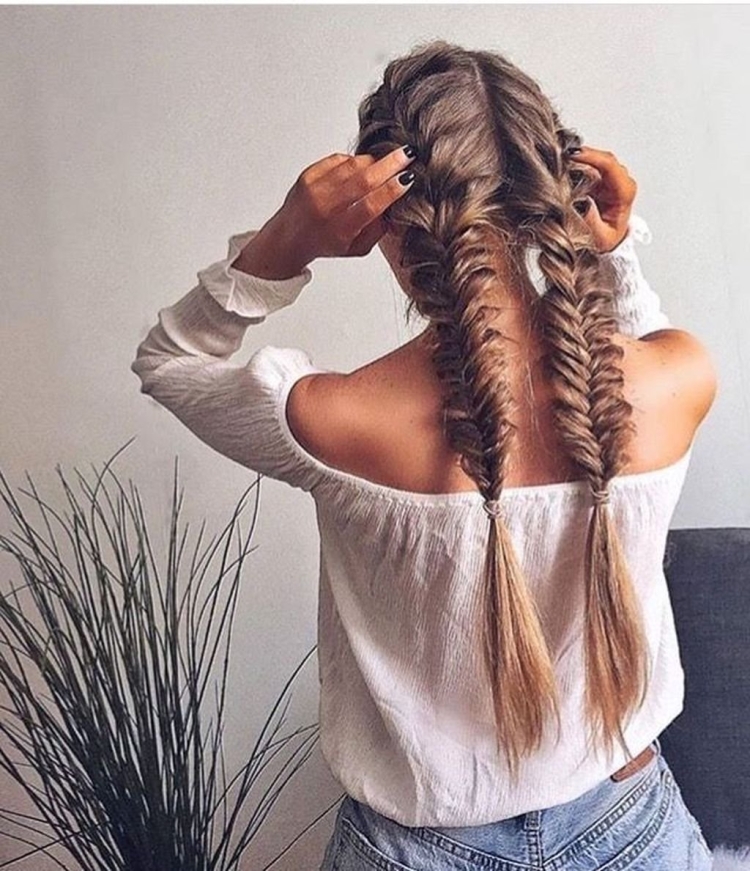 Голландская коса полукорона