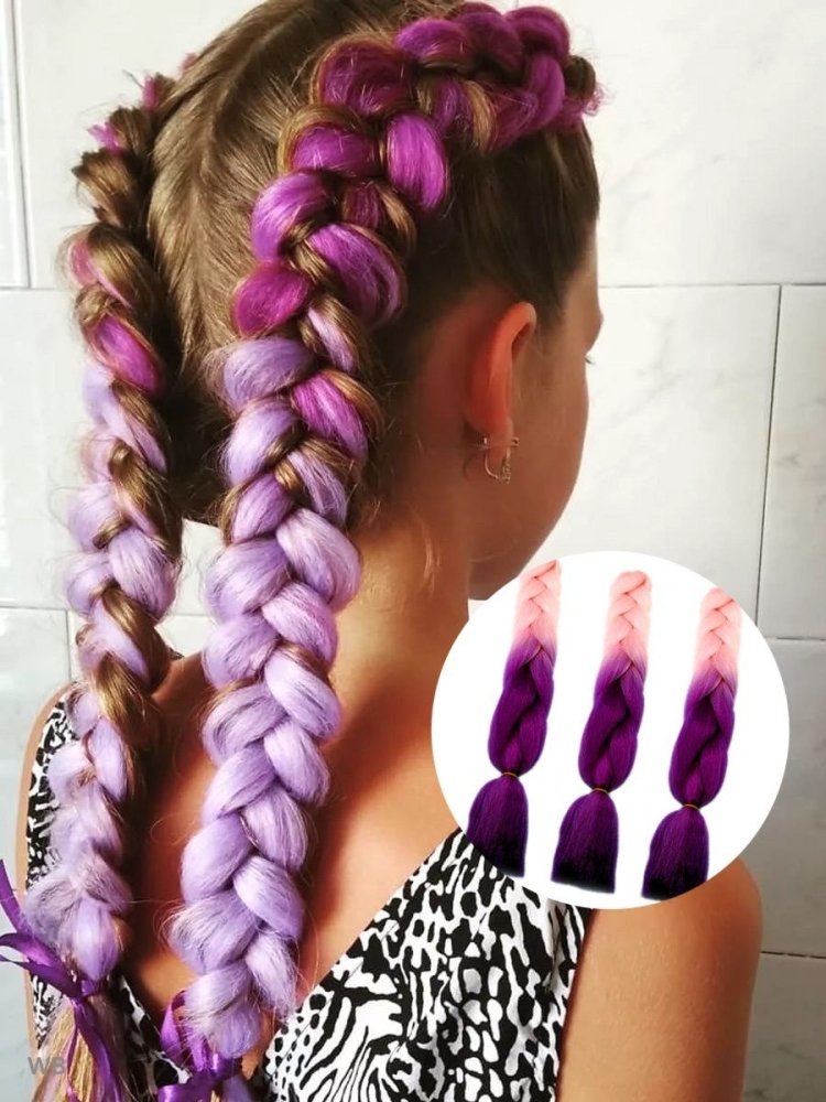 2д косы с канекалоном