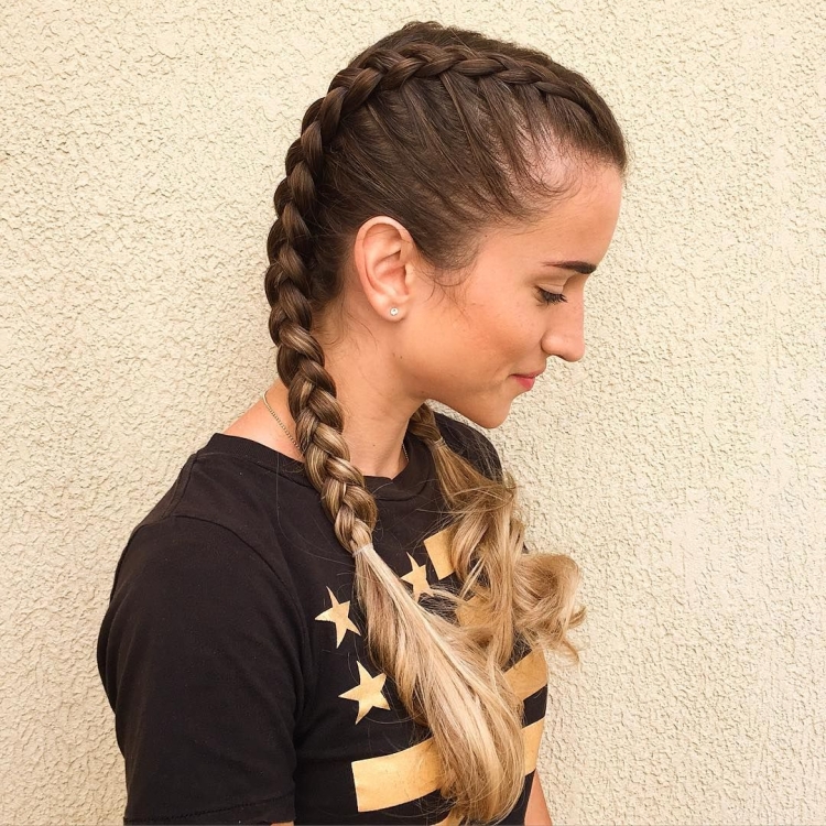 Косички от корней