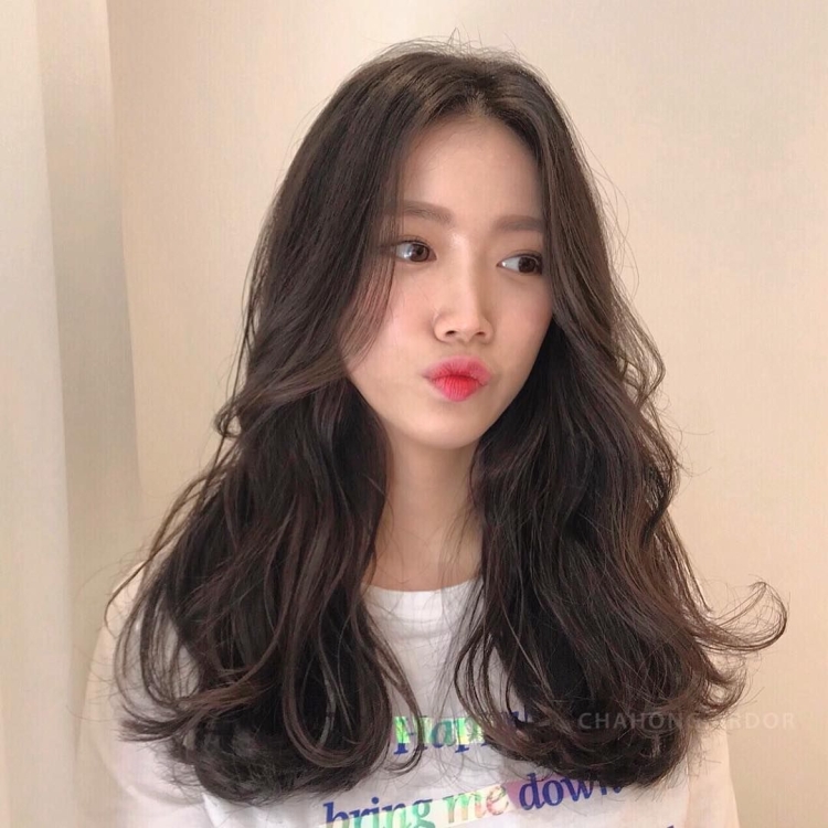 Корейские прически кудри