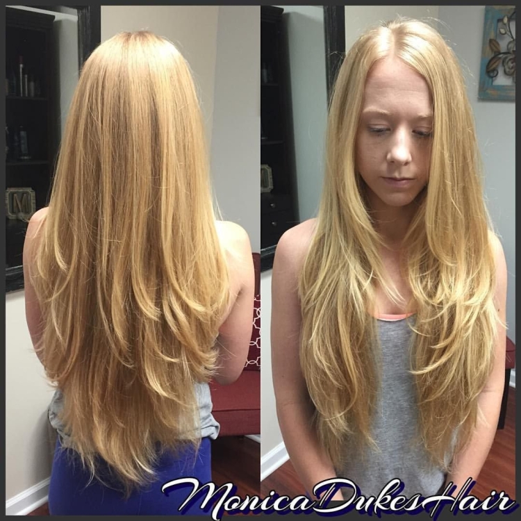 Стрижка градуированный Каскад и Лисий хвост