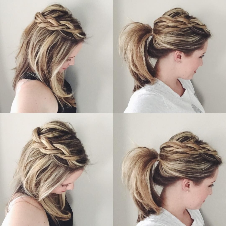 Ежедневные укладки на средние волосы