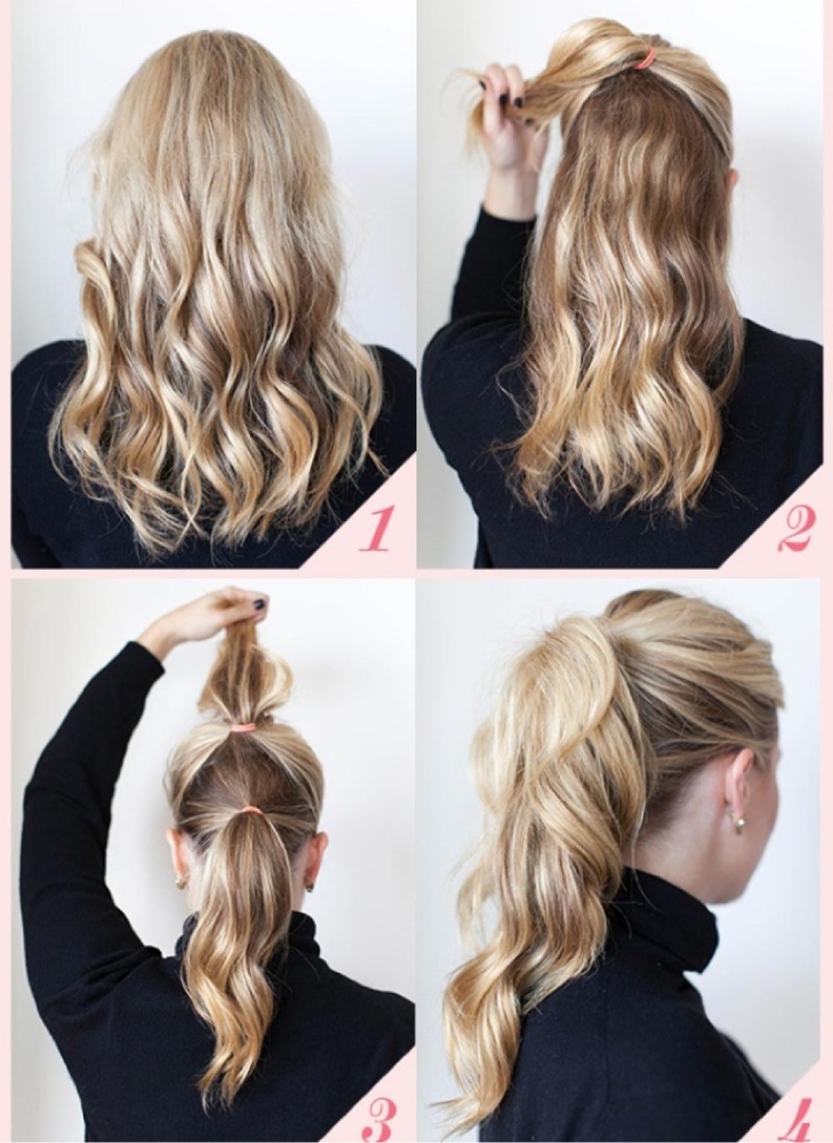 Быстрые прически на длинные волосы