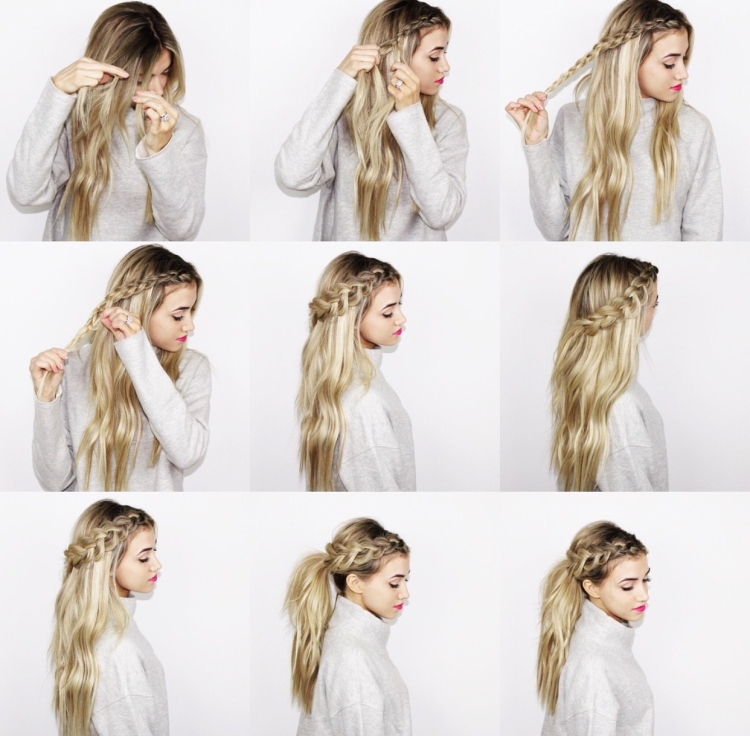 Классные прически на длинные волосы своими руками