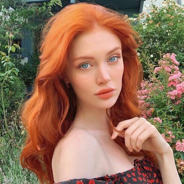 Анджелина Мишель рыжая слив