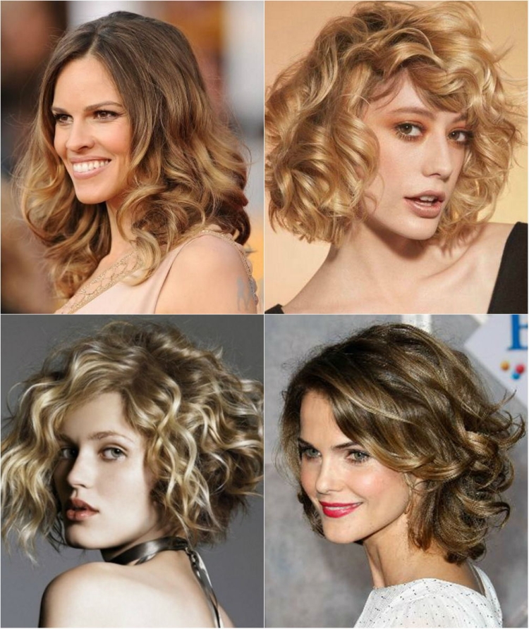 Укладка Боб каре кудри