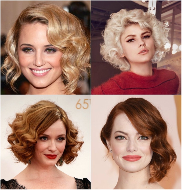 Закрученные Локоны на короткие волосы