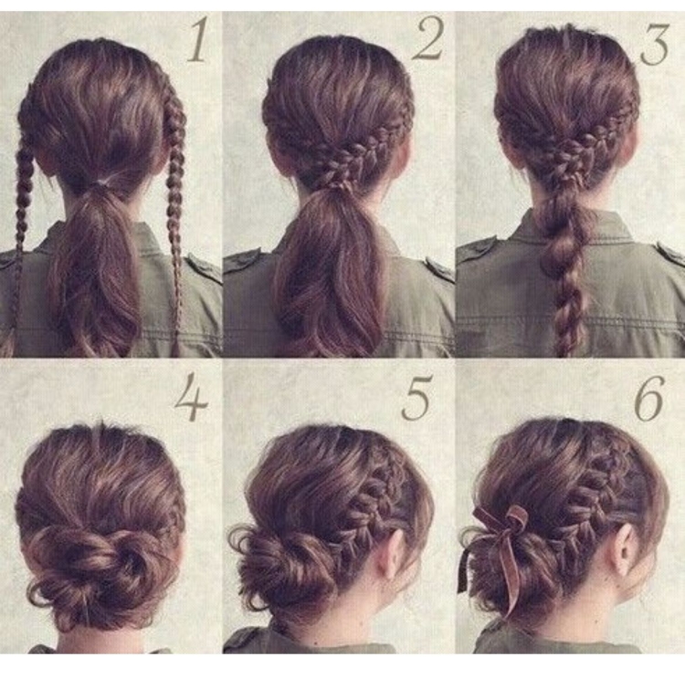 Причёски для девушек пошагово