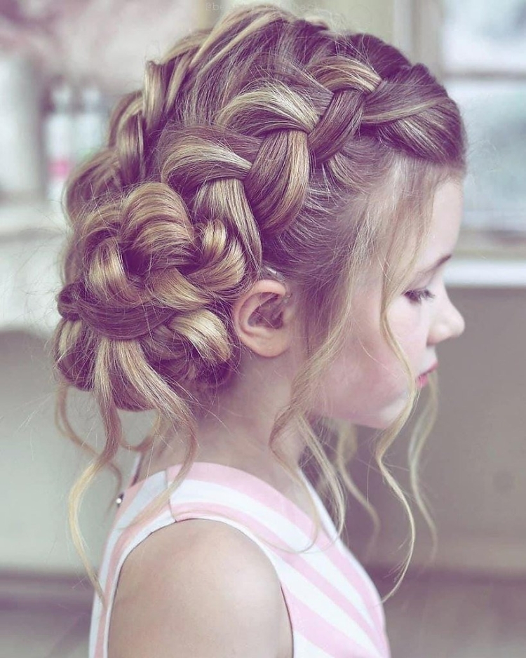 Детские вечерние прически