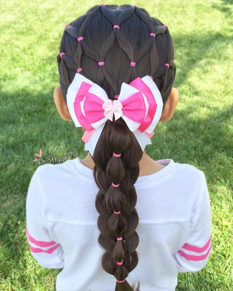 Причёски для девочек на длинные волосы