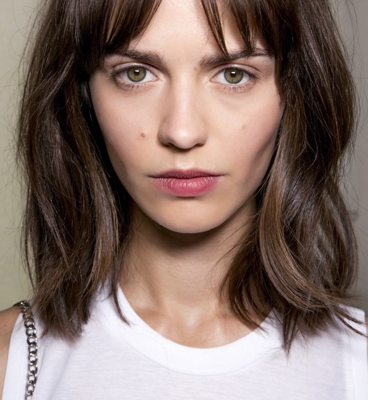 Эшли Олсен с челкой