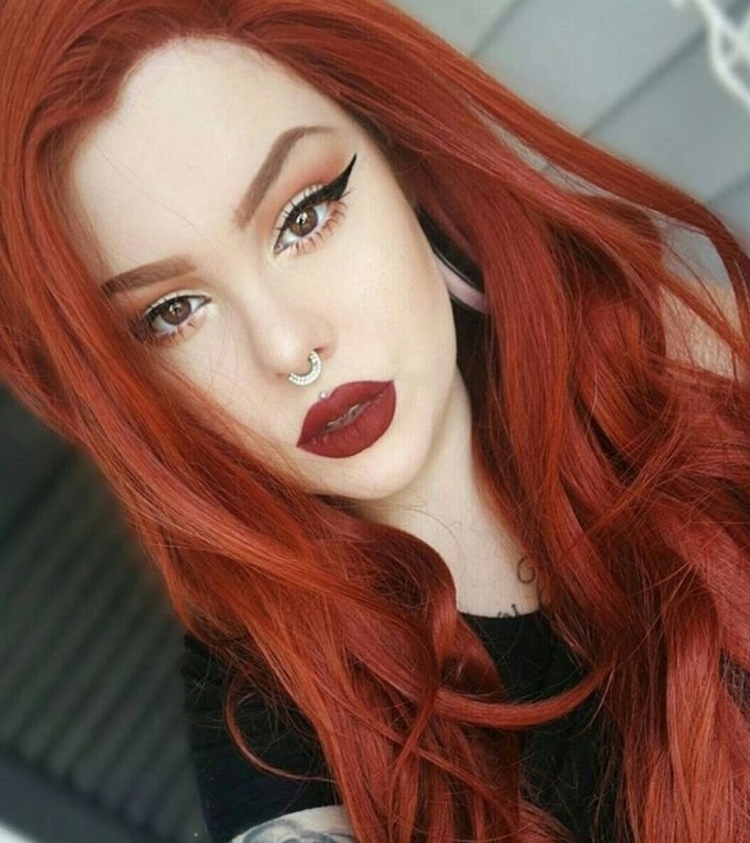 Помада для рыжеволосых