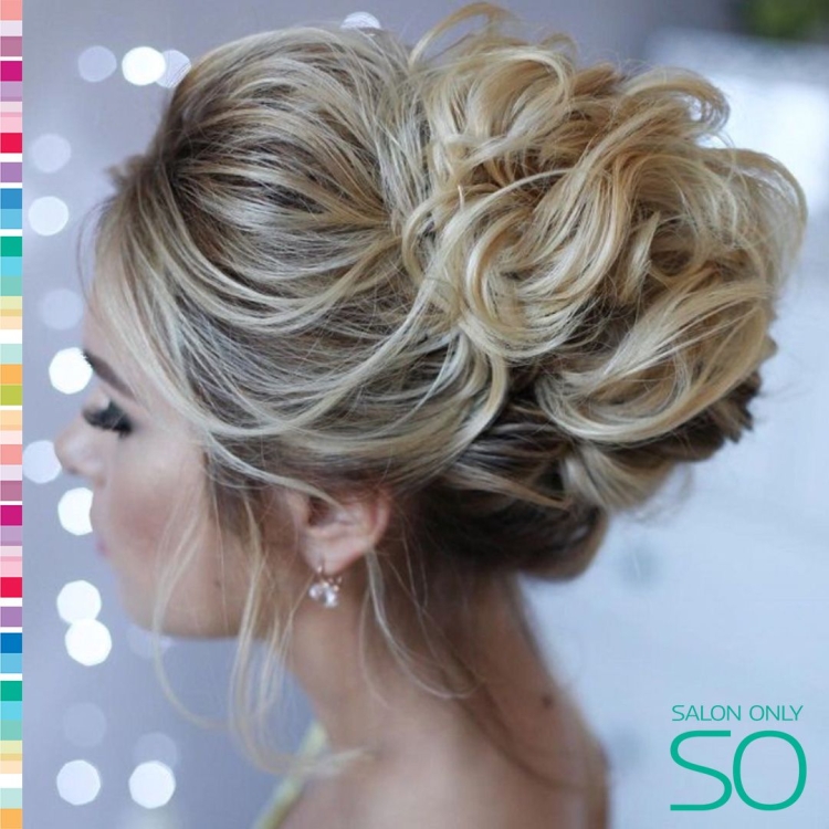 Вечерние прически на средние волосы